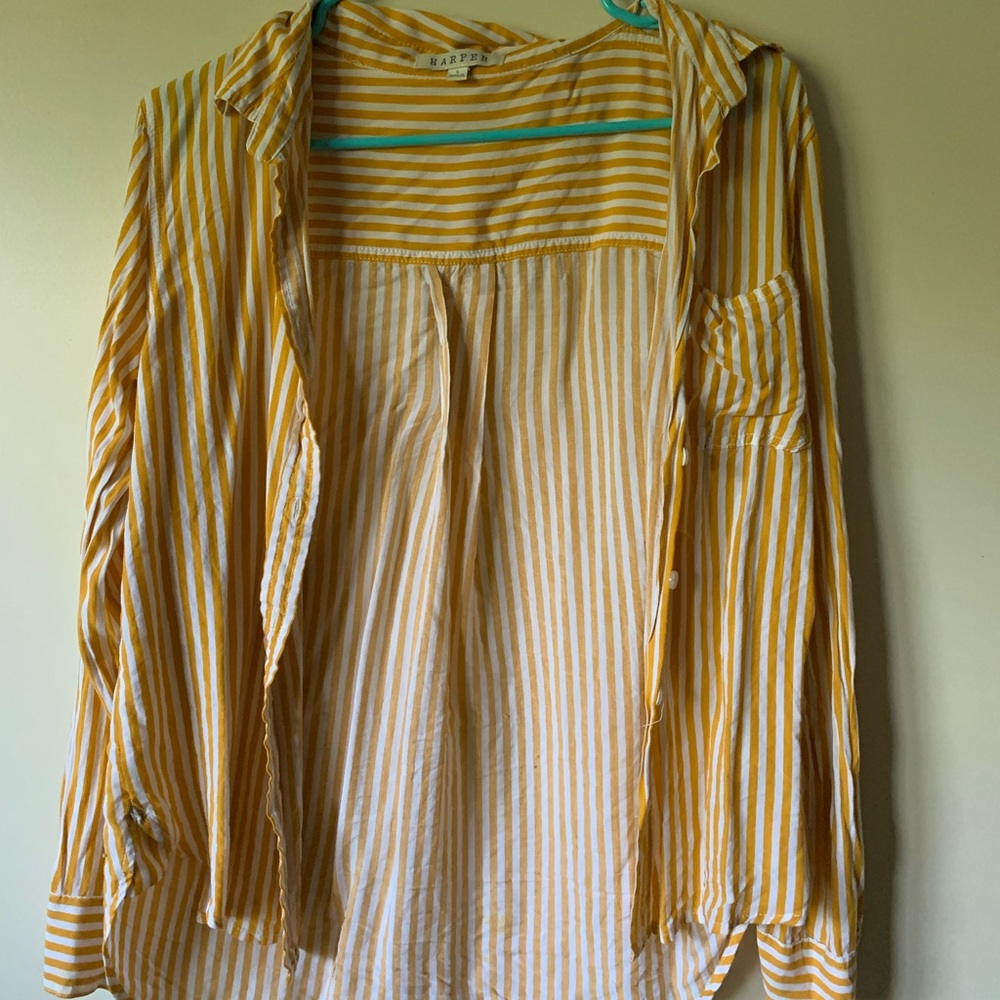 francesca’s striped shirt